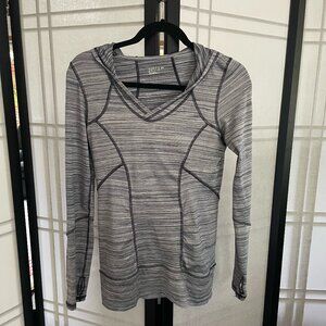 Zella Heather Grey Pull Over Hoodie